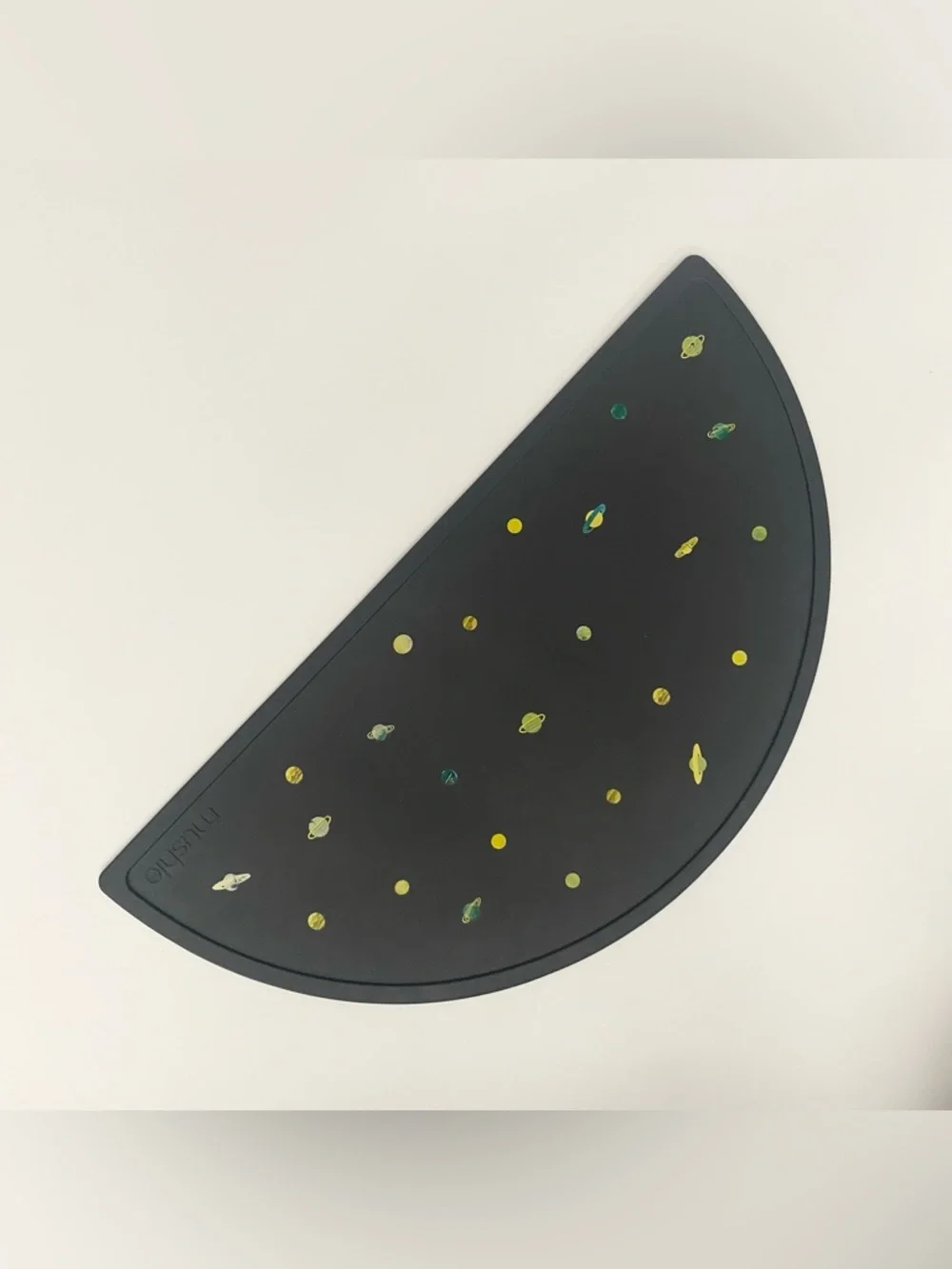 Tiny Twinkle/Cloud Island/ Mushie Silicone Baby Bibs and Mat 6-24M Set of 4